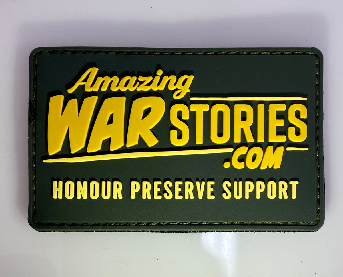 Limited Edition Amazing War Stories Tactical Patch Army Green