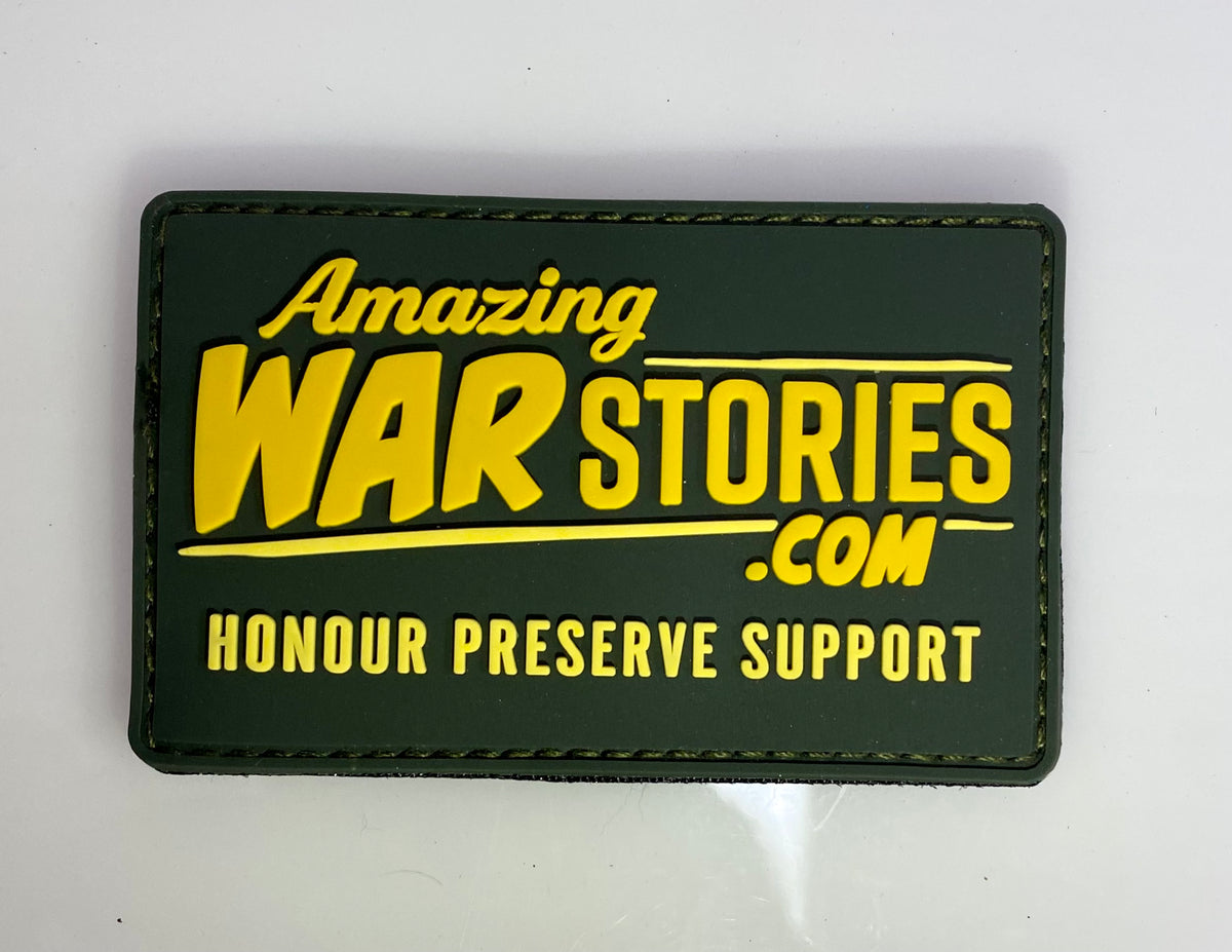 Limited Edition Amazing War Stories Tactical Patch Army Green