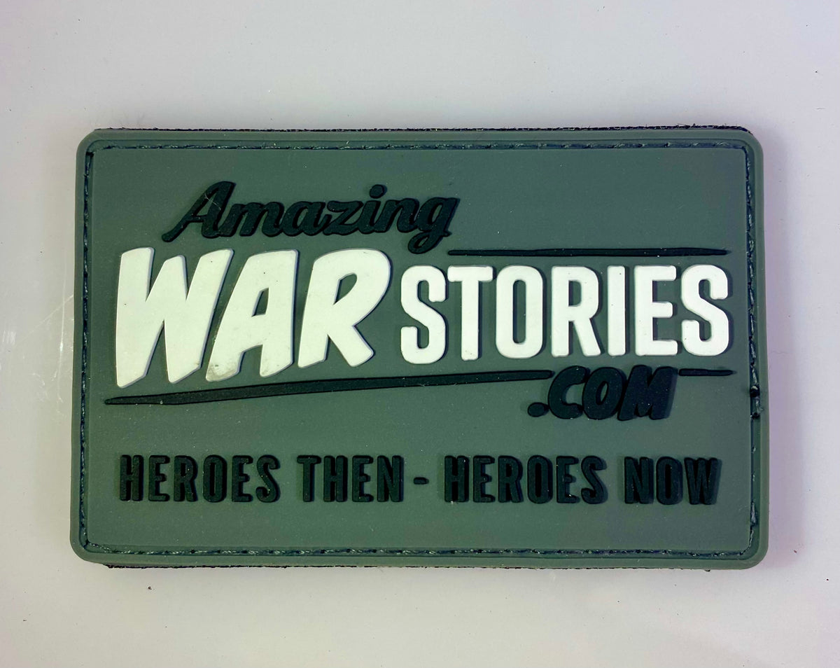 Limited Edition Amazing War Stories Tactical Patch Gun Metal Grey