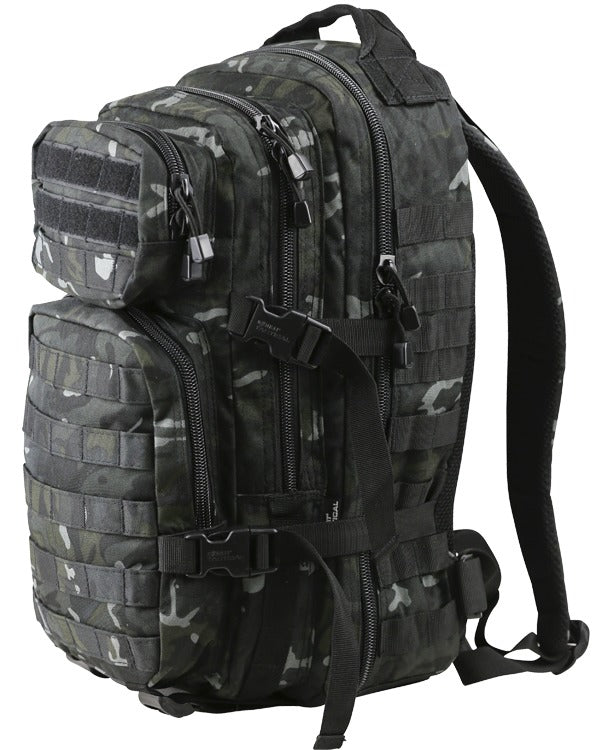 Small Assult Backpack in Black BTP Camo