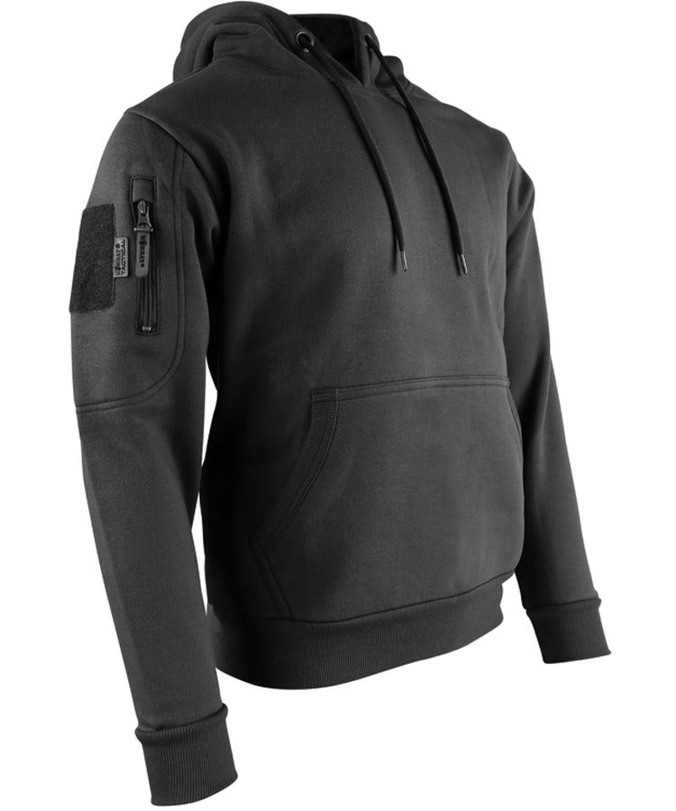 Deluxe Tactical Hoodie in Special Ops Black with Complimentary Limited Edition Amazing War Stories Patch