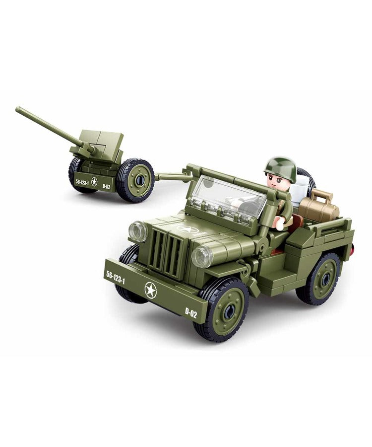 Sluban WW2 Willy's Jeep with figure