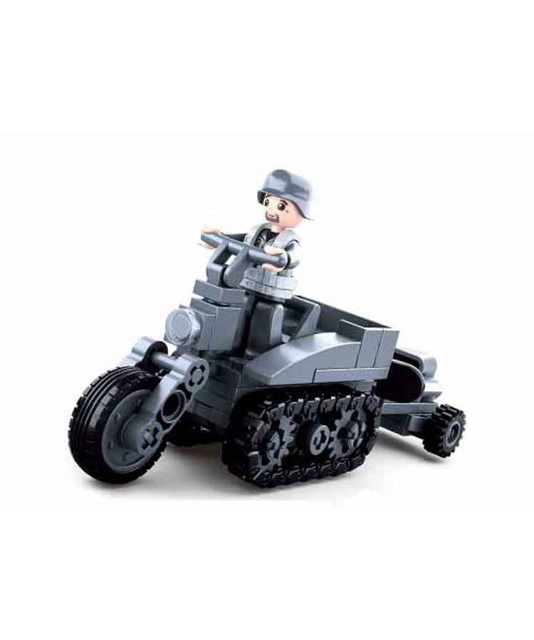 Sluban WW2 Halftrack bike